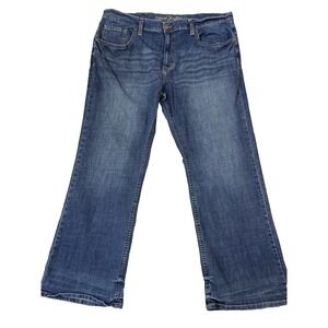 Cody James Jeans Mens 40x30 Blue Denim Cotton Stretch Straight Leg Outdoor